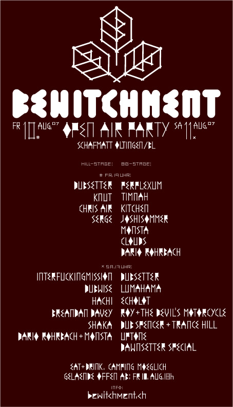 Bewitchment 2007 Flyer